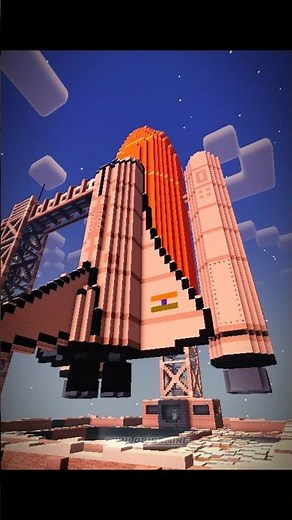 Minecraft Spaceships+ Shuttle 2 {Buildings} || #shorts #youtubeshorts #kg