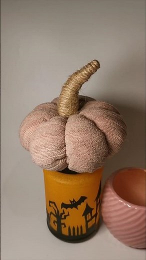 DIY Fabric Pumpkin 🎃 Easy Handmade Halloween & Fall Decoration