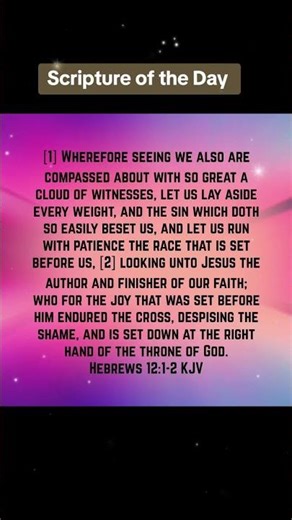 Scripture of the Day: Hebrews