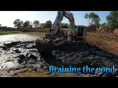 Digging Out And Draining The Pond
