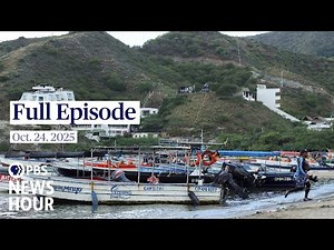 PBS News Hour full episode, Oct. 24, 2025