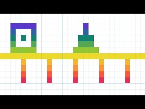 I recreated Stereo Madness in Chrome Music Lab!