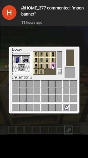 🎬 Title: 🌙 How to Make a Moon Banner in Minecraft! 🏹✨