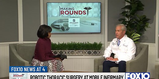 Dr. Larkin Daniels discusses Mobile Infirmary’s robotic thoracic surgery program