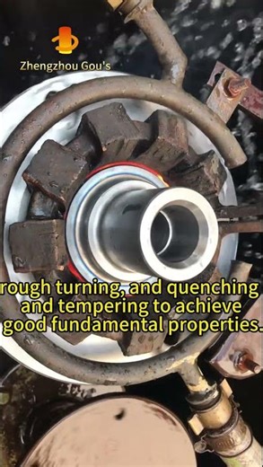wheel hub bearings quenching #chinafactory #inductionhardeningmachine #automobile #industrial