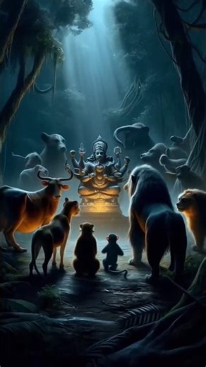 Animals and the monster #kidsstory #animals #shortstoryhindi #funny #shortstory