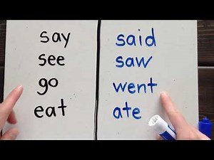 Learn to Read: Irregular Past Tense Verbs