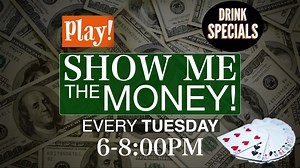 Want to win some cash? PLAY SHOW ME THE MONEY! Join in on the fun with a chance of winning some extra cash! A Bingo style game, but with playing cards. New games TONIGHT from 6-8:00PM. Progressive Games with a 100% PAYOUT! #ShowMeTheMoney #JoinTheFun #Tuesdays #Boatyard #BuckeyeLake | Boatyard at Buckeye Lake | Facebook