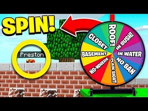 WORST LUCK EVER! | Wheel of Fortune in HIDE & SEEK! - Minecraft Mods
