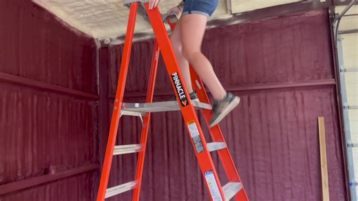 16K views · 599 reactions | Once you get a ladder with a platform on it, you'll never go back. Check out the Fiberglass Pinnacle Pro Platform Step Ladder from Louisville Ladder ! | Wilker Do's | Facebook