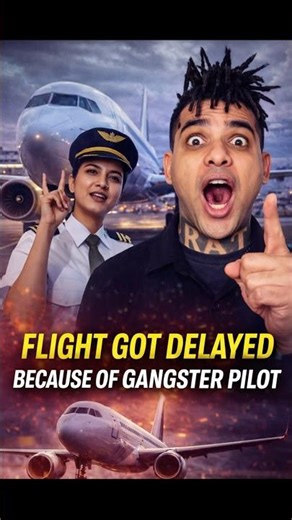 Flight Got Delayed By Gangster Pilot ✈️