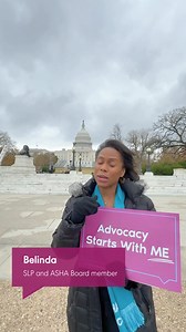 300 ASHA and National NSSLHA advocates went to Capitol Hill last week to advocate for the professions by speaking to their legislators. They advocated for protecting Medicare and Medicaid, preserving access to student loans, the Medicare Audiology Access Improvement Act, IDEA full funding, permanent telehealth coverage, and several other issues that affect audiologists, SLPs, assistants, future professionals, and the people they serve. Join them in advocacy: https://at.asha.org/QP | The American