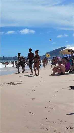 ☀️ AMAZING Copacabana Beach, Rio de Janeiro, Brazil #shorts