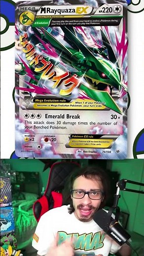 Mega Rayquaza EX Was One Of The STRONGEST Mega Evolutions! #pokemon#pokemoncards#pokemontcg