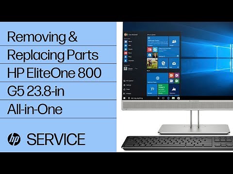 Removing & replacing parts for HP EliteOne 800 G5 23.8-in AiO | HP Computer Service