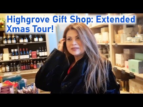 Highgrove House Gift Shop: The Extended Christmas Tour!