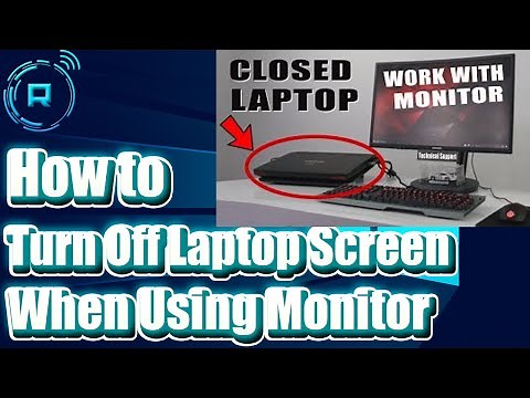 How to Turn Off Laptop Screen When Using External Monitor (Tutorial)