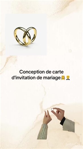 Conception de carte d'invitation de mariage tchadien