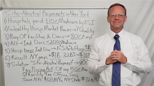 We're thrilled to see Eric Bricker, MD's video out this week explaining the impact of site neutral payments and the Fair Pricing Act (S.705/A.2140) to help make healthcare more affordable in New York… | Misha Sharp