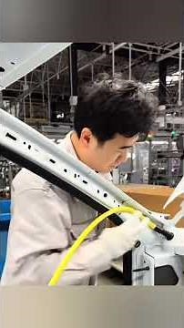 Sunroof Installation Process #automobile #assembly #car #manufacturing