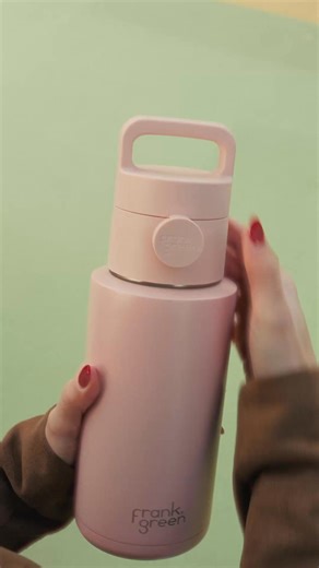 The new grip and sip lid is here. Get yours now and score free shipping on orders over $75 | frank green