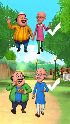 Motu Patlu Cartoon Vfx Magic #motupatlu #funny #shorts