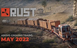 多人生存游戏《RUST》5月更新可驾驶火车系统
