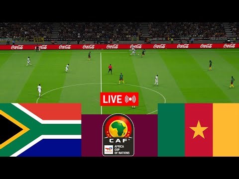 South Africa vs Cameroon LIVE⚽ 2025 CAF Africa Cup of Nations Full match - Video game simulation