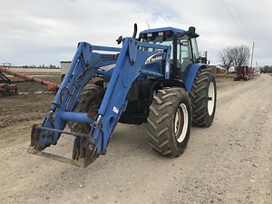 2002 New Holland TM125 MFWD Tractor W/Loader | Agriculture