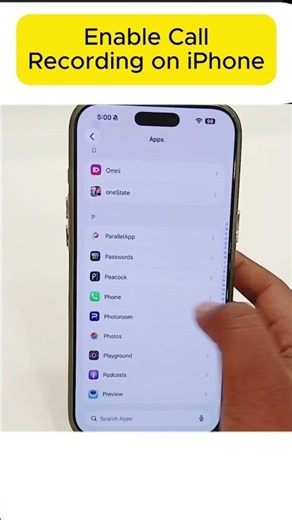 How to Enable Call Recording on iPhone#iPhone #CallRecording #Apple