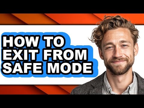 How to Exit from Safe Mode (updated)