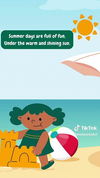 Summer Time: Energizing Kids' Song with Colorful Animations