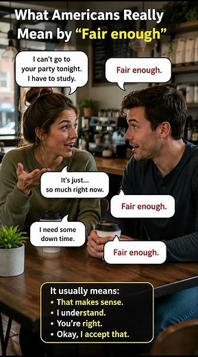 American English Explained: Stop Translating “Fair Enough” Literally | For Everyday Life in the U.S.