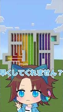 Having a really hard time with the trapdoor maze lol #kiminiji #minecraft