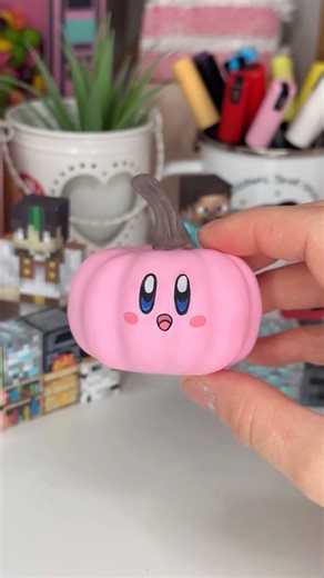 Celyn Haf on Instagram: "Painting a KIRBY pumpkin 🌸 #DIY #painting #art #artist #poscapens #roomdecor #diyroomdecor #easydiy #giftideas #tutorial #craft #drawing #halloween #halloweendiy #falldiy #fall #autumn #autumndiy #pumpkin #kirby #nintendo"