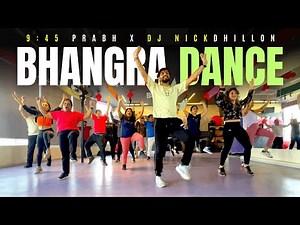 Bhangra Dance Workout | 9:45 BHANGRA DANCE (Desi Mix) DJ Nick Dhillon | FITNESS DANCE With RAHUL