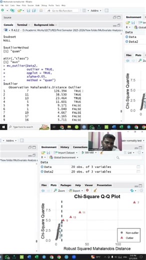 How to Detect Multivariate Outliers in r #outliers #dataanalytics #shorts