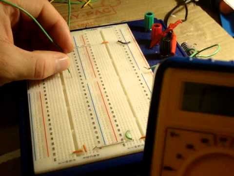 Electronics 4 : How to Wire a Breadboard or LED
