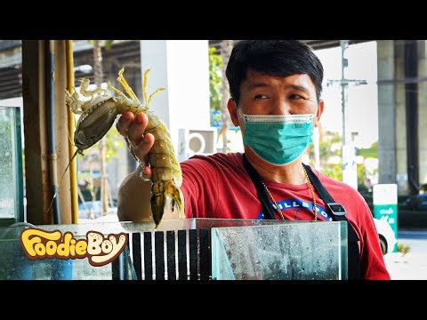Mantis Shrimp Cooking | Mantis Shrimp Stir Fried Recipe - Thai Street Food