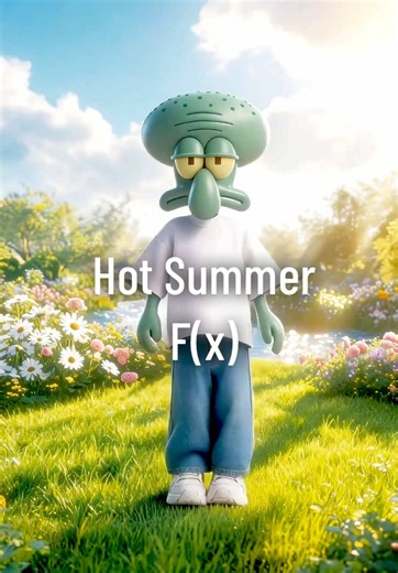 Hot Hot Summer ☀️☀️ #AIDance #Squidward #Kpop #Fx #HotSummer