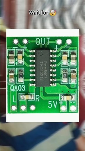 pam8403 amplifier board Max Power testing 🤯 || #amplifier #trendingshorts #trending