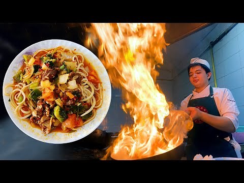 UYGUR CUISINE | How to cook lagman | Lagman recipe