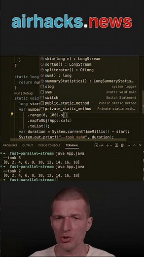 When Stream.parallel() Is FASTER Than Stream.sequential() #java #shorts