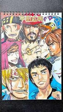 CV:平田広明の演じたキャラ10選を本気で描いてみた✨✨#drawing #drawingchallenge #一発描き #声優 #平田広明