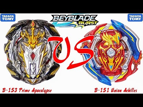 The Real Battle Prime APOCALYPSE vs UNION Achilles Beyblade Burst Gachi Gt Takara Tomy
