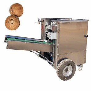 [Hot Item] High Quality Brown Coconut Fiber Remover Separating Machine Coconut Shelling Dehusker Machine
