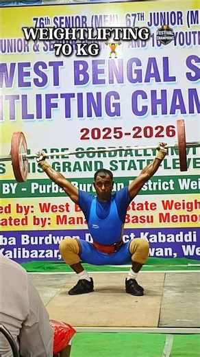 Men's 70kg Snatch Lift 🔥 | State Championship #shorts #weightlifting #motivation #trending #viral
