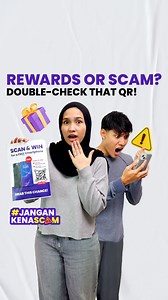 12 comments | Quishing scam is on the rise!  Always double-check QR codes before scanning. Stay safe! If youʼve been scammed, immediately call 03-8230 2222 or the National Scam Response Centre at 997 (8am-8pm daily) and make a police report. #JanganKenaScam | AffinMy | Facebook