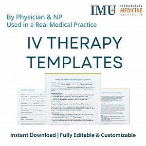 IV-Therapy Forms Template: Aufnahme, Zustimmung, Verzicht (Digitaler Download) - Etsy.de