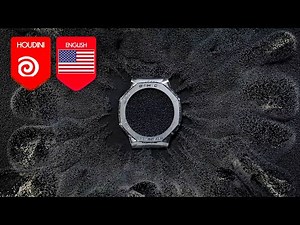 Houdini Tutorial | G-Shock Particles Advection Simulation
